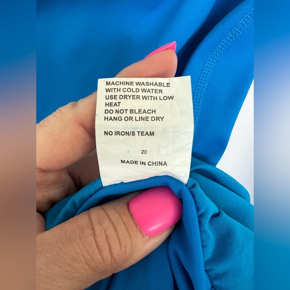๐ NWOT ๐ REACHME Workout Romper | Brilliant Blue One-Piece | Womenโs Small - Picture 11 of 11